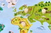 Układanka z uchwytami mapa świata