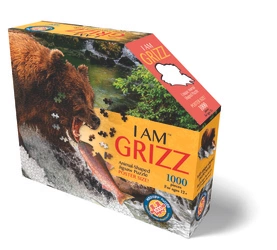 MADD CAPP,  Puzzle konturowe I AM - Grizzly 1000 elem.