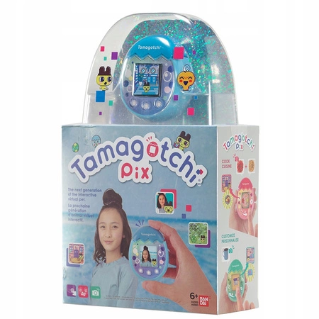 Tamagotchi Pix BLUE Oryginalne Bandai