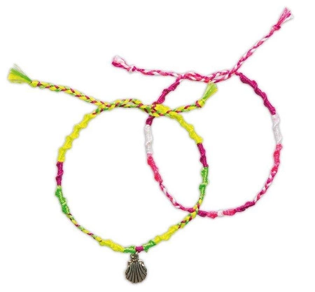 Zestaw do tworzenia biżuterii Neonowe brazylijskie bransoletki 8+, Janod