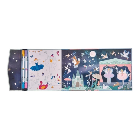 Baletnice wielofunkcyjna plansza magnetyczna 4 w 1