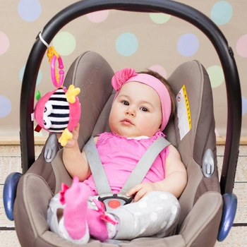 Pluszowa piłka motoryczna czerwona