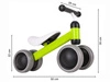 Rowerek biegowy mini rower Practise Green Ecotoys