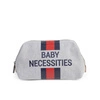 Baby Necessities Paski Granatowo-Czerwone