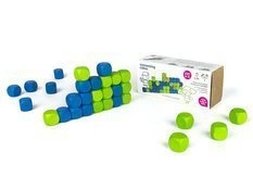 Drewniana gra logiczna Połącz kostki 5l+ MILANIWOOD