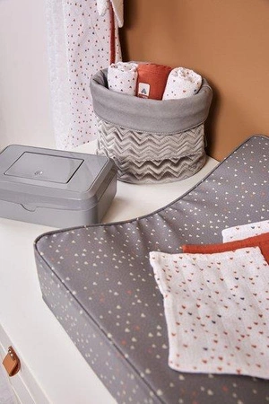 bebe-jou Chusteczki bambusowo-muślinowe 32 x 32cm (3 szt.) Hearts 3053061