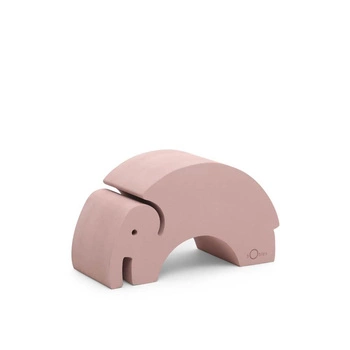 Zabawka wspierająca sensorykę i motorykę Słoń bObles S Vintage rose