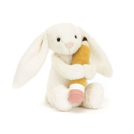 JellyCat - Wesoły Króliczek z Ołówkiem 18 cm