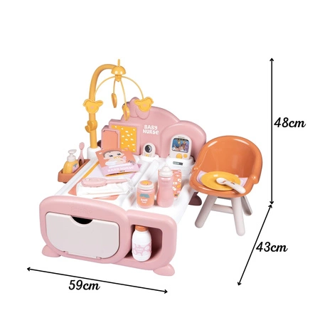SMOBY Baby Nurse Elektroniczny Kącik Opiekunki