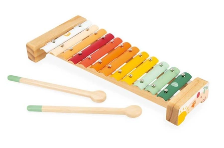 Cymbałki 12 tonów metalowe Sunshine 18m+, Janod