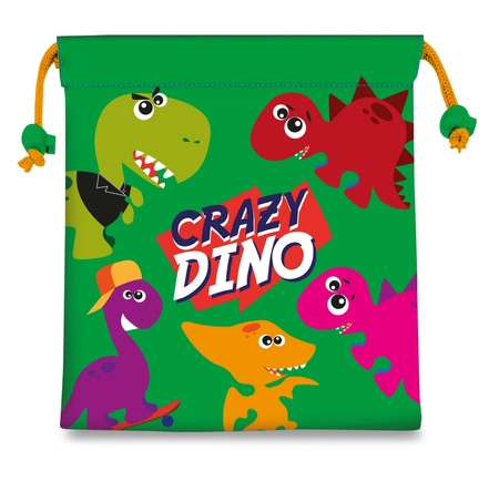 Worek na żywność Crazy Dino 22cm KL10696