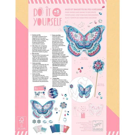 Zrób to sam - SKRZYDŁA WRÓŻKI Z RÓŻDŻKĄ DJ07939