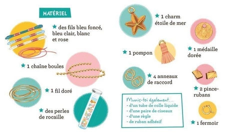 Auzou Biżuteria DIY Brazylijska bransoletka 501910