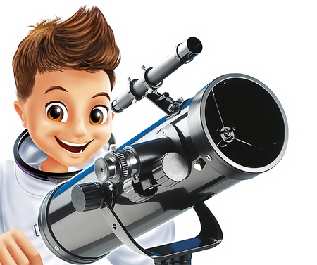 Teleskop zwierciadlany - 50 doświadczeń TS008B