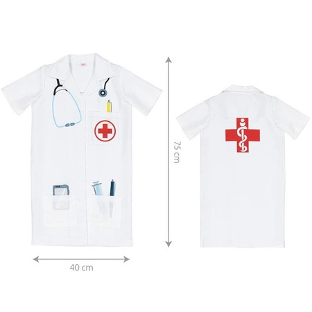 Strój dla lekarza medyka Mały doktor 51559 Goki