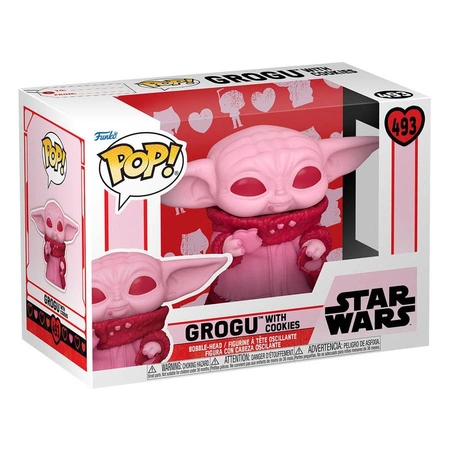 FUNKO POP! Gwiezdne Wojny Grogu z ciastkiem Edycja Walentynkowa (493)