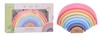 Drewniana pastelowa tęcza JOUECO 8 elem.