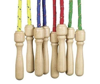 Skakanka, drewniane uchwyty