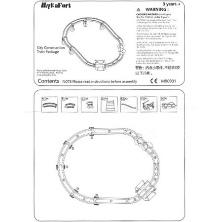 Tooky Toy Drewniana Konstrukcja Budowanie Drogi dla Pojazdów Budowlanych
