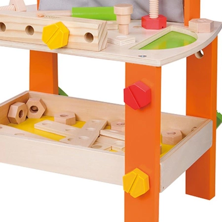 CLASSIC WORLD Drewniany Warsztat z Narzędziami 37 el.