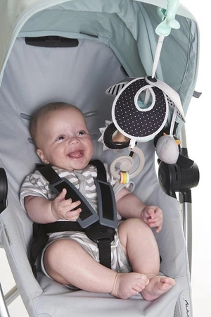 Karuzela podróżna kompaktowa Pack&Go - Magiczna Kraina - czarno-biała