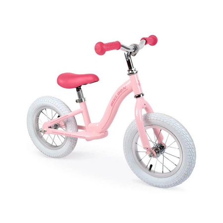 Metalowy rowerek biegowy Bikloon Vintage 3+ różowy, Janod