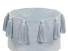Lorena Canals Kosz dekoracyjny Tassels Soft Blue