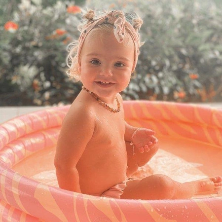 The Swim Essentials Basen kąpielowy Pastelowa Zebra 100cm 2020SE132