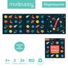 Mudpuppy Podróżna magnetyczna gra planszowa bingo W kosmosie 4+