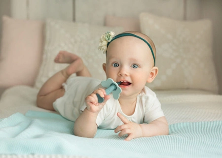 Szczoteczka słoń niebieska 2w1 Giligums