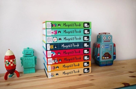 Magnetyczna układanka Uczę się zegarka Magnetibook, Janod