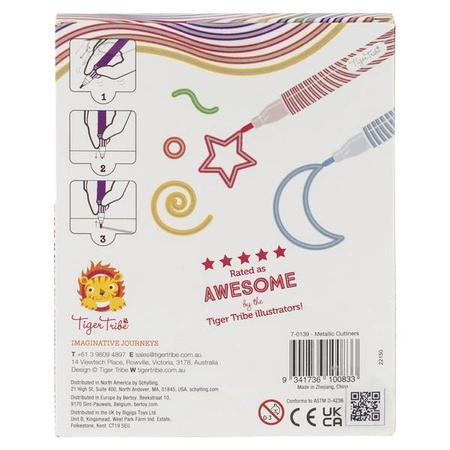 Tiger Tribe Magiczne Markery Metaliczne