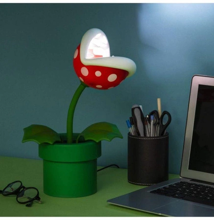 Super Mario lampka Piranha Plant Posable (wysokość: 33 cm)