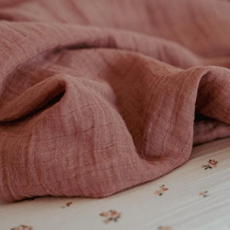 Little Dutch Otulacz muślinowy 120x120 cm Pure Pink Fairy Blossom