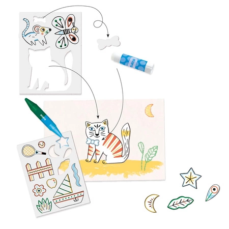 Zestaw KREATYWNY ŚWIAT ZWIERZĄT DJ08997