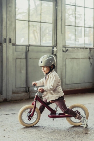 Pierwszy rower biegowy balansujący dziecięcy czerwony dla dzieci Trybike