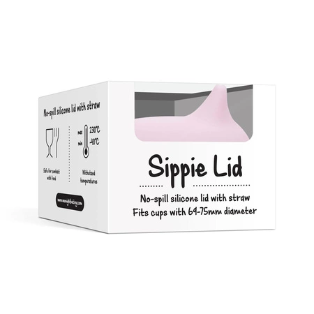 Silikonowa nakładka na kubek We Might Be Tiny - Powder Pink