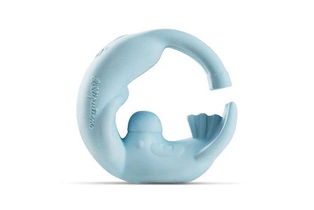 LILLIPUTIENS Grzechotka gryzak z naturalnego kauczuku Osiołek Ignace 3 m+ ECO