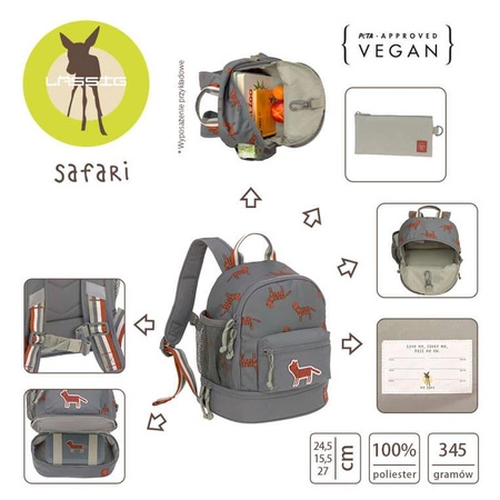 Lassig Plecak mini Safari Tygrys