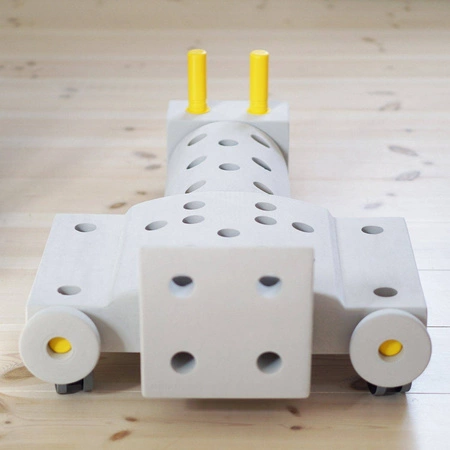 MODU - Half Ball Kit - piankowe półkule rozwijające motorykę dużą, żółte