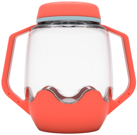 Glo Pals, Słoik sensoryczny do napełnienia wodą, kolor czerwony