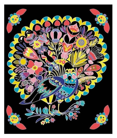 Zestaw kreatywny Do zdrapywania Zwierzęce mandale 7+, Janod