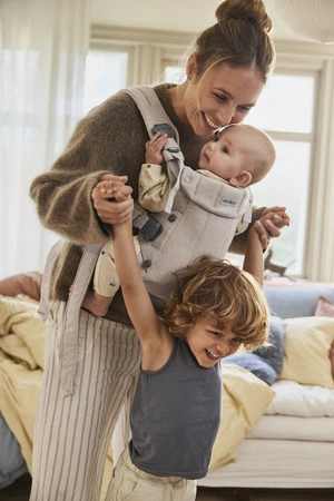 BABYBJORN - nosidełko Harmony, Woven Jasny Beż melanż