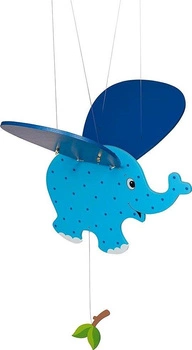 Drewniana dekoracja do zawieszenia Słoń Nick Goki