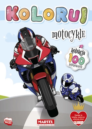 Motocykle. Koloruj