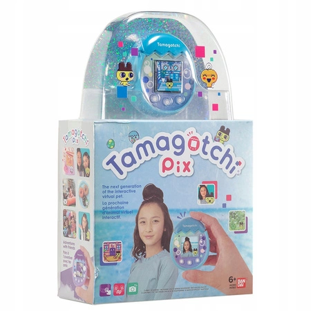 Tamagotchi Pix BLUE Oryginalne Bandai