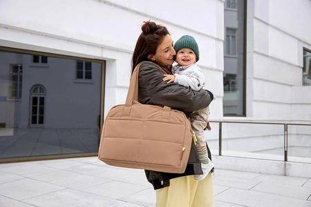 Lassig Green Label Torba dla mam z akcesoriami Everyday almond
