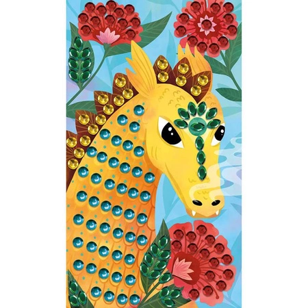 Zestaw kreatywny Cekiny Smoki 6+, Janod