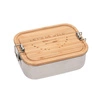Lassig Lunchbox ze stali nierdzewnej z bambusową pokrywką Adventure