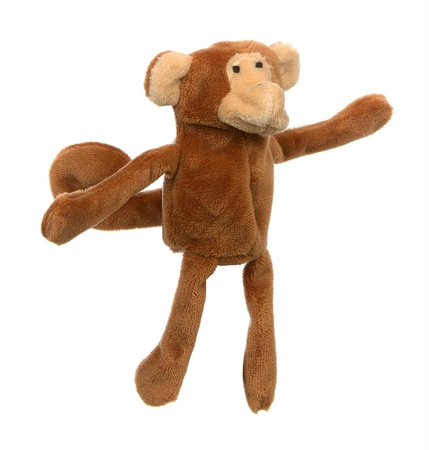 Zestaw pluszowych pacynek na palce małpka krokodyl żyrafa zabawka sigikid